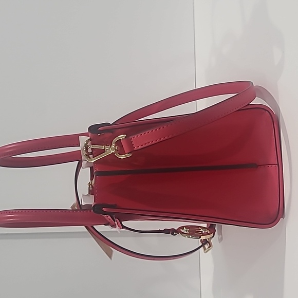 NWT ✓ Michael Kors MAPLE Small Leather Satchel / Crossbody Bag